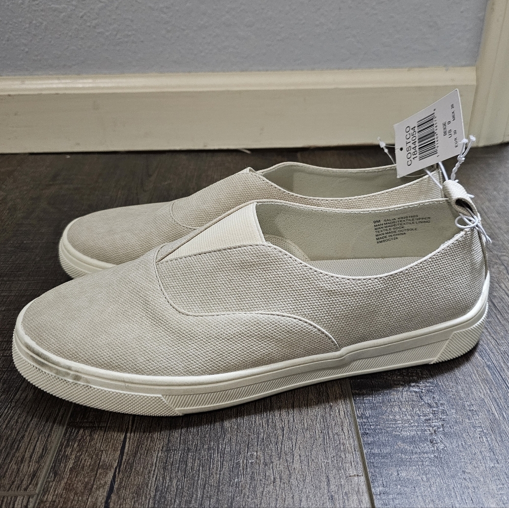 Kensie Women's Size 9 Salia Slip On Comfort Casual Shoes In White